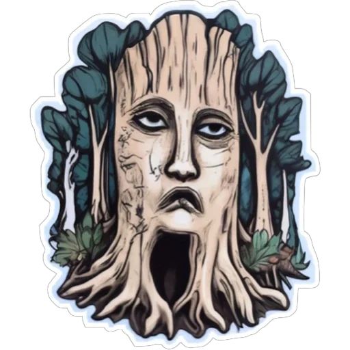 Sticker «Stump-12»