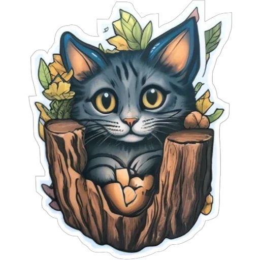 Sticker «Stump-6»