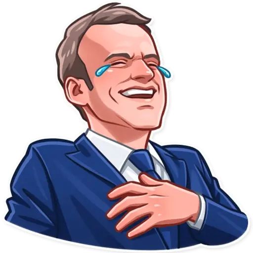 Sticker «Emmanuel Macron-1»