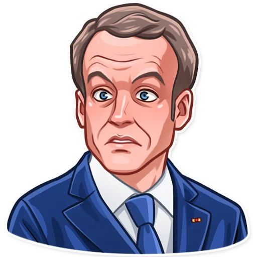 Sticker «Emmanuel Macron-4»