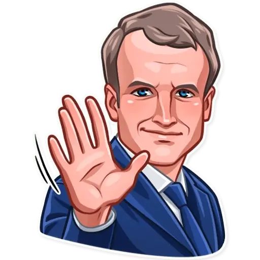 Sticker «Emmanuel Macron-5»