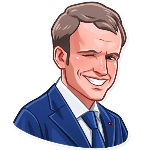 Sticker «Emmanuel Macron-6»