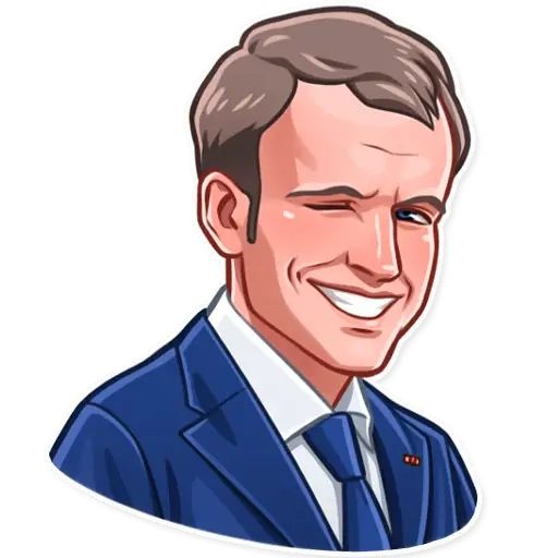 Sticker «Emmanuel Macron-6»