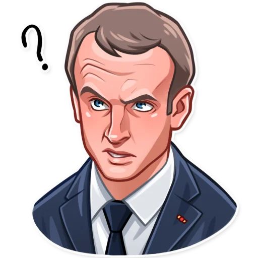 Sticker «Emmanuel Macron-7»