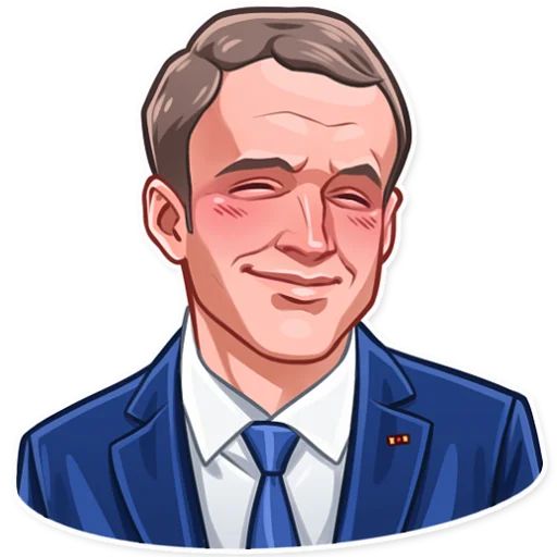 Sticker «Emmanuel Macron-8»