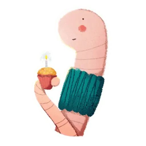 Sticker «Rain Worm-2»