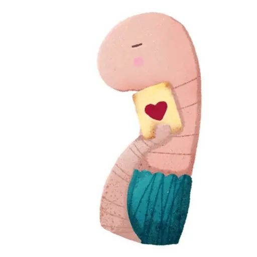 Sticker «Rain Worm-3»