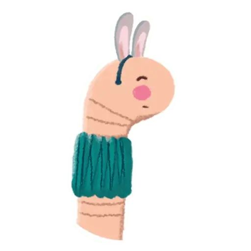 Sticker «Rain Worm-8»