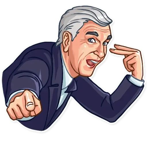 Sticker «Leslie Nielsen-6»