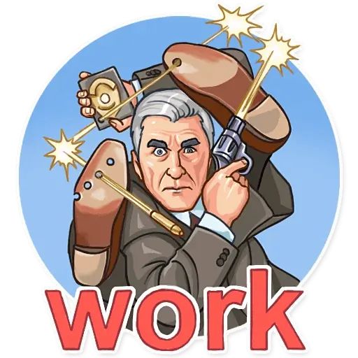 Sticker «Leslie Nielsen-7»