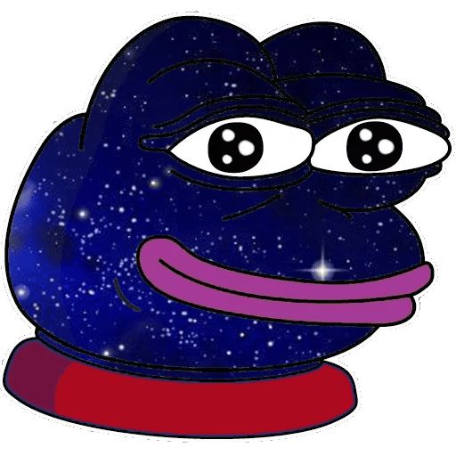 Sticker «Galaxy Pepe-1»