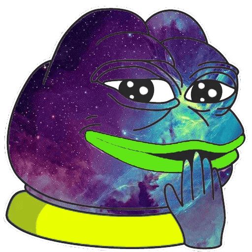 Sticker «Galaxy Pepe-3»