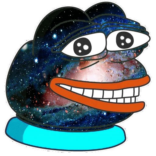 Sticker «Galaxy Pepe-6»