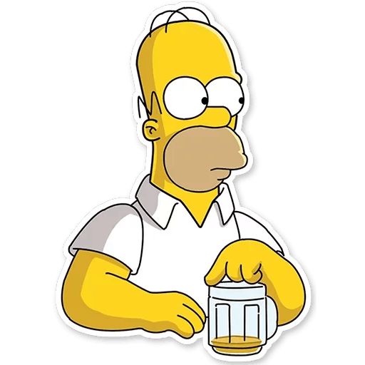 Sticker «Homer Simpson-10»