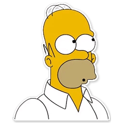 Sticker «Homer Simpson-8»