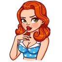 Pack de stickers «Pin-up Girl»