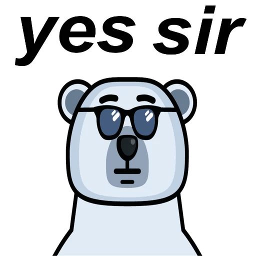 Sticker «Bear-8»