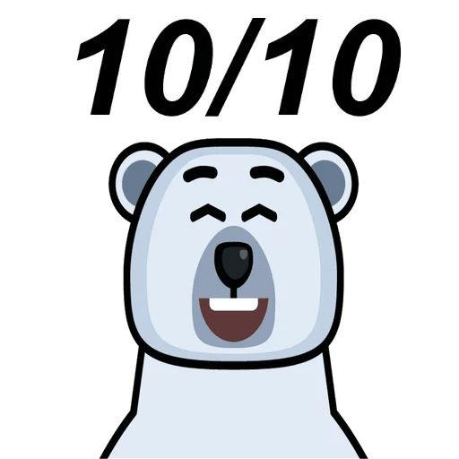 Sticker «Bear-9»