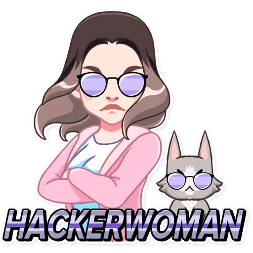 Sticker «Hackerwoman-1»