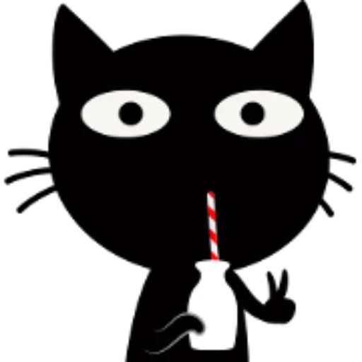 Sticker «Black Cat-1»