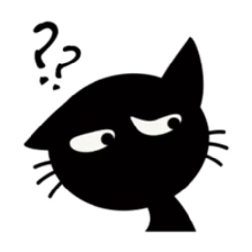 Sticker «Black Cat-9»