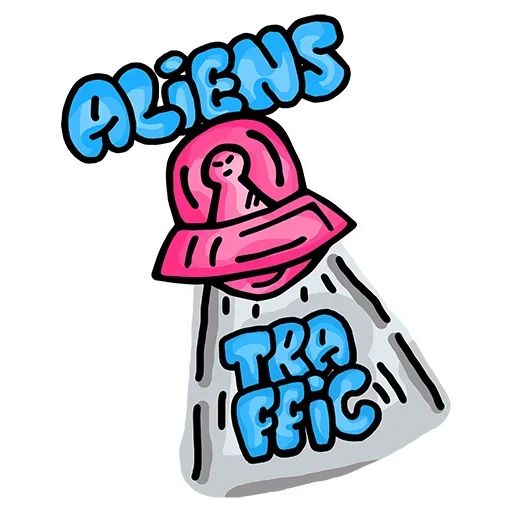 Sticker «Alien World-1»