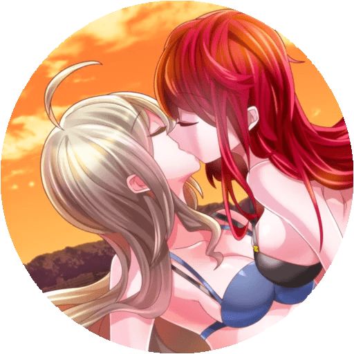 Sticker «Kissing Girls-10»
