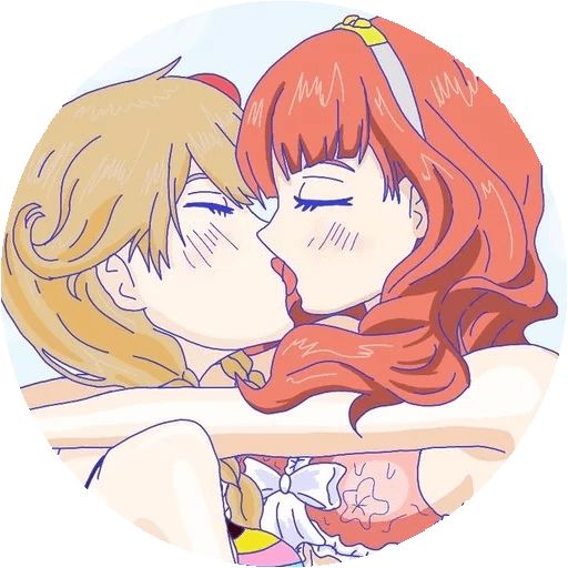 Sticker «Kissing Girls-11»