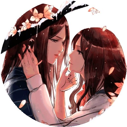 Sticker «Kissing Girls-7»