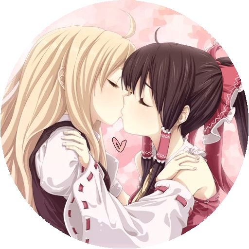 Sticker «Kissing Girls-8»
