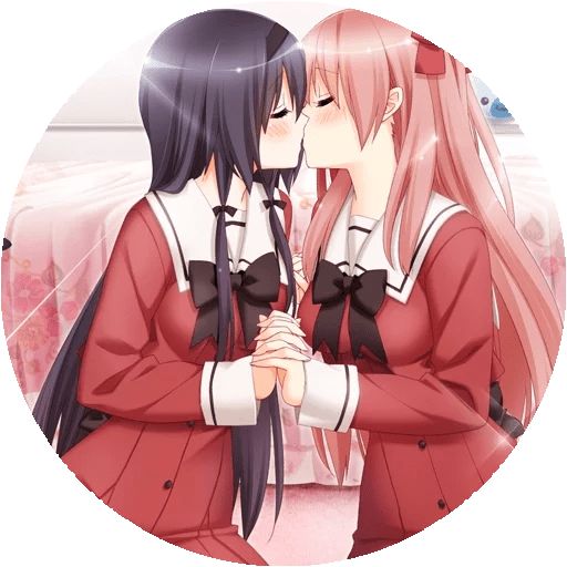 Sticker «Kissing Girls-9»