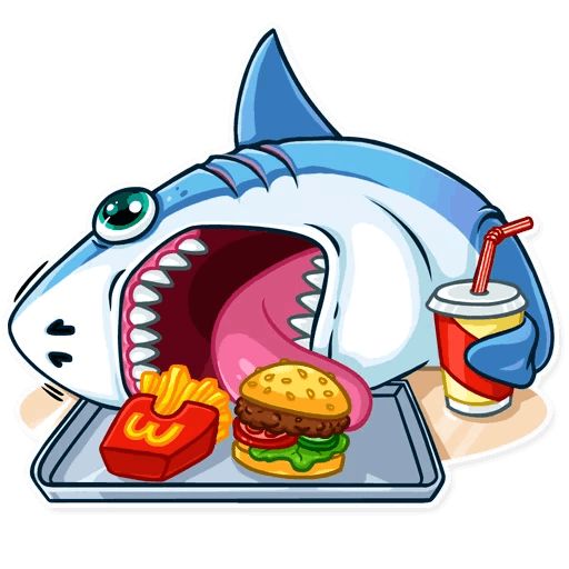 Sticker «It's a Shark!-6»
