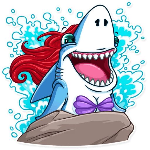 Sticker «It's a Shark!-8»