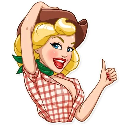 Sticker «Pin-up Babes-3»