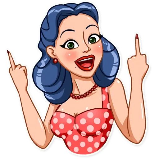 Sticker «Pin-up Babes-7»