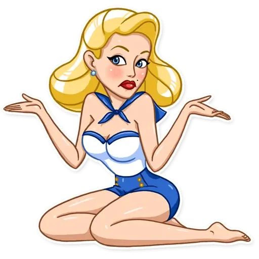 Sticker «Pin-up Babes-9»
