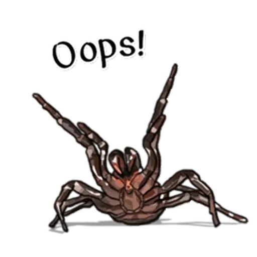 Sticker «Spiders Time-4»