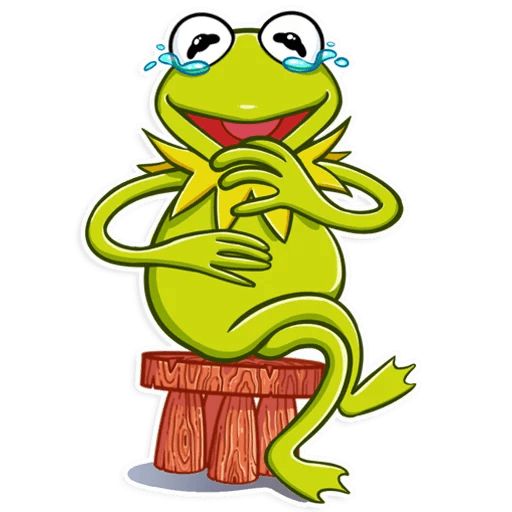 Sticker «Kermit the Frog-1»