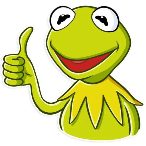 Sticker «Kermit the Frog-3»