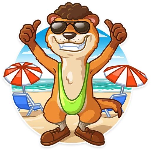 Sticker «It's Vacation Time-3»