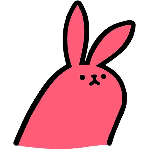 Sticker «Pink Rabbit-2»
