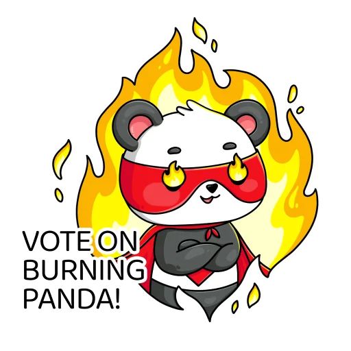 Sticker «Super Panda-10»