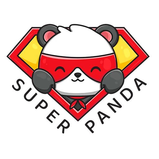 Sticker «Super Panda-8»