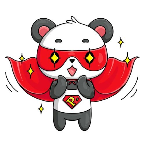 Sticker «Super Panda-9»