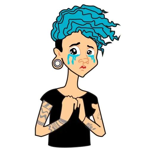 Sticker «Tattooed Girl-11»