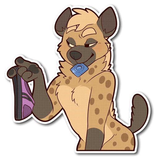 Sticker «Spotted Hyena-4»