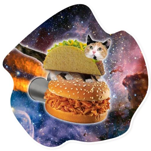Sticker «Space Cats-3»