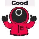Pack de stickers «Squid Game»