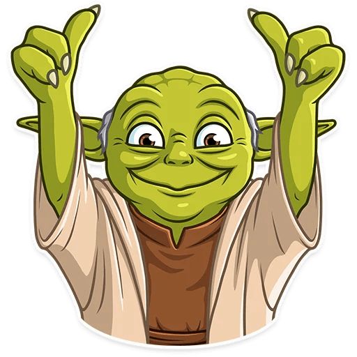 Sticker «Master Yoda-3»