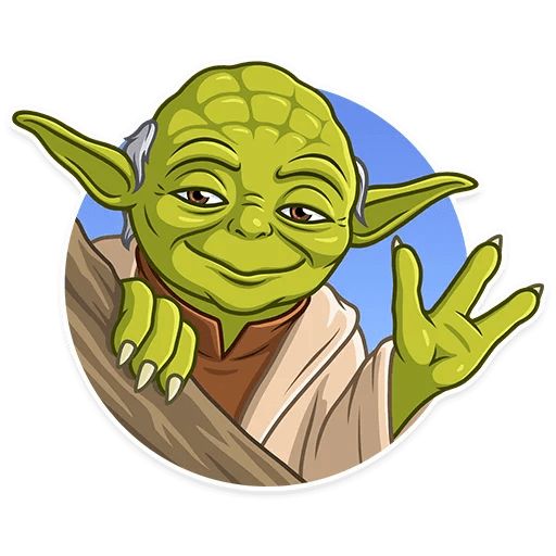Sticker «Master Yoda-5»